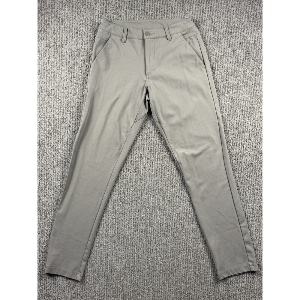 BYLT Mens 31x29 Everyday Pant 2.0 Slim Fit Chino Stretch Flat Front Khaki
